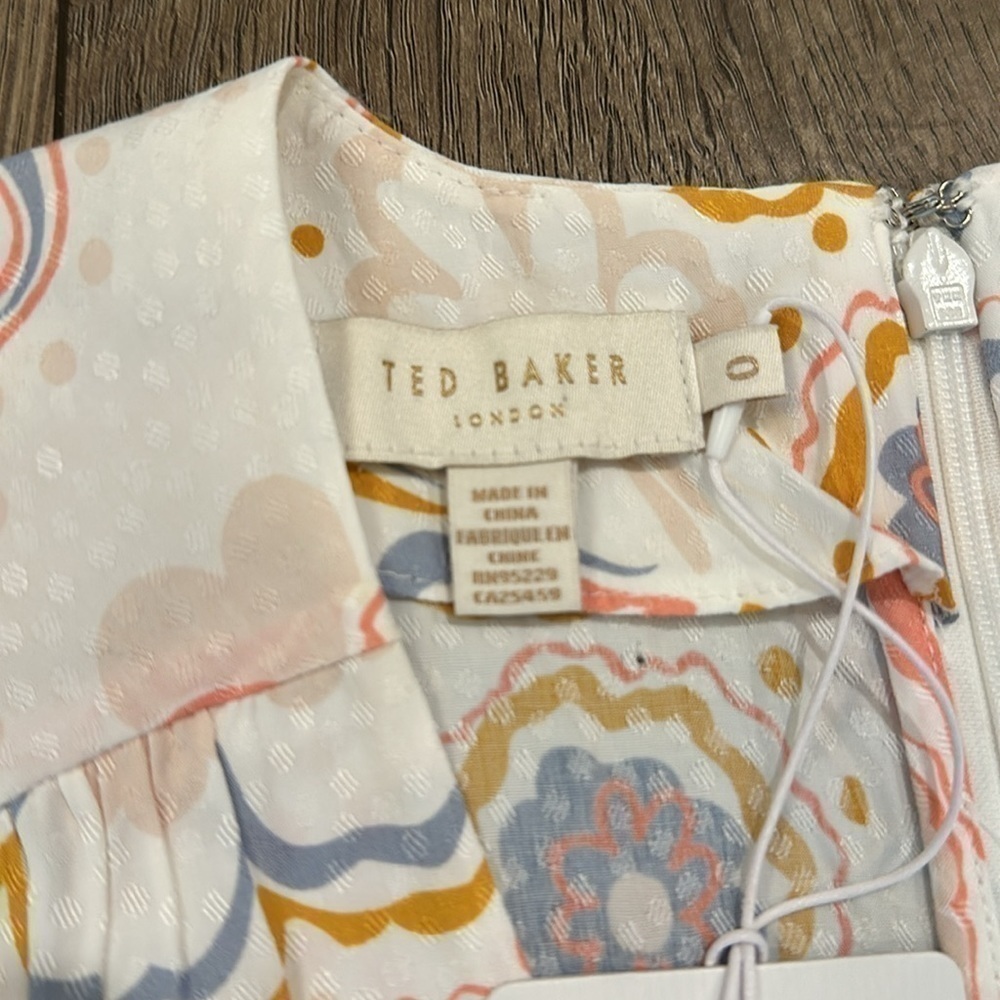 Ted Baker Thelia Exaggerated Sleeve Mini Dress - Picture 8 of 13